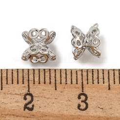 Rack Plating Brass Spacer Beads&nbsp;KK-U030-04P