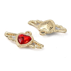 Golden Rack Plating Alloy Rhinestone Pendants&nbsp;PALLOY-F308-18G