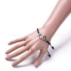 Adjustable Nylon Thread Braided Bead Bracelets&nbsp;BJEW-JB05040-02