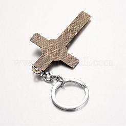 Crucifix Cross Alloy Keychain&nbsp;KEYC-M019-10AB