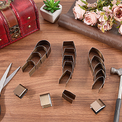 18Pcs Stainless Steel Leather Belt End Punch Cutter&nbsp;TOOL-CL0001-06