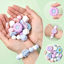 30Pcs Food Grade Eco-Friendly Silicone Beads&nbsp;SIL-FS0001-26A
