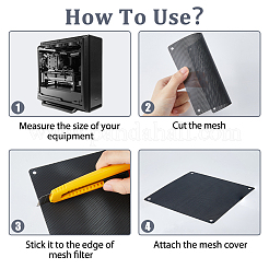 3 Styles PVC Square Dustproof Net for Computer&nbsp;KY-FH0001-36