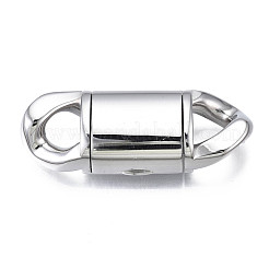 Non-Tarnish 304 Stainless Steel Fold Over Clasps&nbsp;STAS-S080-01C-P