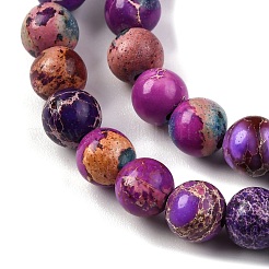Dyed Natural Regalite/Imperial Jasper/Sea Sediment Jasper Beads Strands&nbsp;G-B124-C02-09