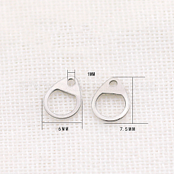 Non-Tarnish 316 Stainless Steel Charms&nbsp;STAS-L236-06P