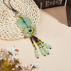 Glass Pendant Decorations&nbsp;HJEW-WH0063-083A