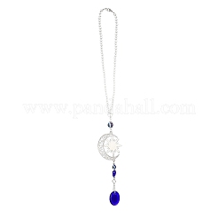 Evil Eye Alloy Lampwork Pendant Decorations&nbsp;LS-HJEW-M005-02D-AS