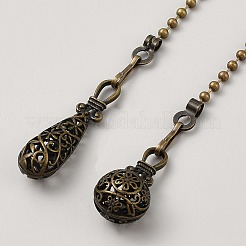 2Pcs 2 Styles Alloy Ceiling Fan Pull Chain Extenders&nbsp;AJEW-WH20020-055AB