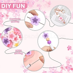 10Pcs 5 Colors Silicone Beads&nbsp;SIL-YW0002-61