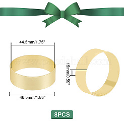 AHADEMAKER 8Pcs Iron Napkin Rings&nbsp;AJEW-GA0004-58