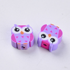 Handmade Polymer Clay Beads&nbsp;CLAY-S093-22