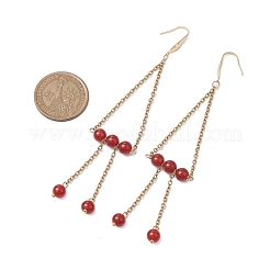 Natural Carnelian Dangle Earring&nbsp;EJEW-JE05968