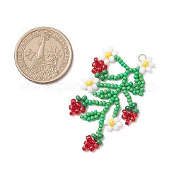 Seed Glass Beaded Big Pendants&nbsp;PALLOY-MZ00877-02