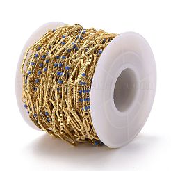 Golden Plated Handmade Enamel Beaded Chains&nbsp;CHC-H101-01G-L