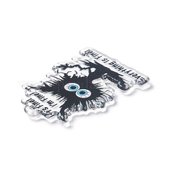 Halloween Printed Acrylic Pendants&nbsp;MACR-C016-07