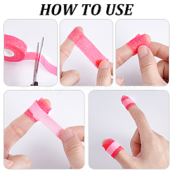 5Rolls 5 Colors Multifunctional Cotton Fabric Bandage&nbsp;AJEW-PH0006-78