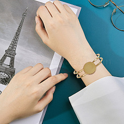 6Pcs 2 Colors Brass Bangle Makings&nbsp;FIND-GO0002-78