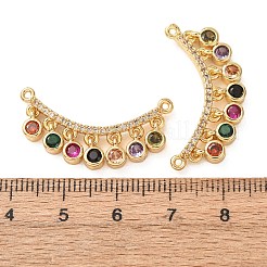 Brass Micro Pave Colorful Cubic Zirconia Pendants&nbsp;KK-A304-12G