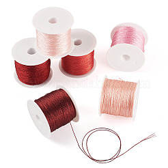 6 Rolls 6 Colors 6-Ply Polyester Metallic Thread&nbsp;OCOR-TA0003-11B