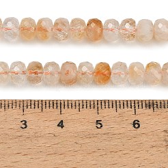 Heated Natural Citrine Beads Strands&nbsp;GG-CBA41EF-A01-6x4mm