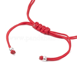 Nylon Braided Bead Bracelets for Women Men&nbsp;BJEW-JB11312-04
