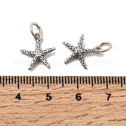 Ocean 925 Sterling Silver Starfish Charms&nbsp;STER-K188-12AS