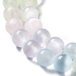 Natural Selenite Beads Strands&nbsp;G-D071-01A