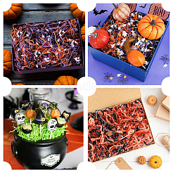3 Sets 3 Colors Halloween Themed Paper Shredded Paper Filler&nbsp;OCOR-SP0001-06A