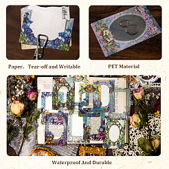 5 Sets Flower Frame Scrapbook Paper Sets&nbsp;SCRA-CP0001-02