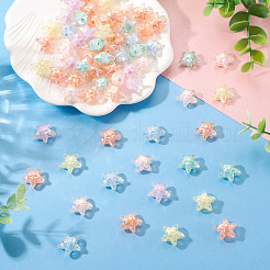 50Pcs AB Color Transparent Acrylic Beads&nbsp;PACR-TA0001-27