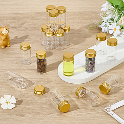 20Pcs Clear Glass Bottles Bead Containers&nbsp;CON-AR0001-16B
