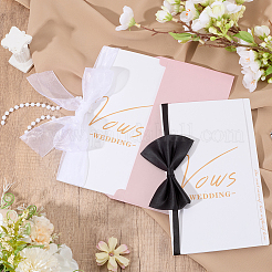 Paper Wedding Vows Cards&nbsp;AJEW-CP0011-25C