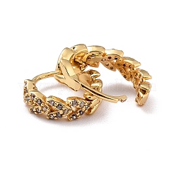 Heart Sparkling Cubic Zirconia Huggie Hoop Earring for Her&nbsp;ZIRC-C025-22G-05