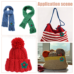 Handmade Cotton Knitting Ornament Accessories&nbsp;DIY-WH0656-03J