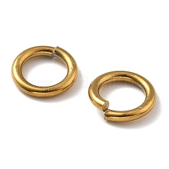 Ion Plating(IP) 304 Stainless Steel Open Jump Rings&nbsp;STAS-M081-02G-04