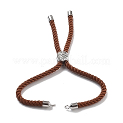Twisted Nylon Cord Silder Bracelets&nbsp;DIY-B066-03P-09