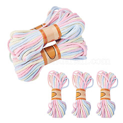 3 Bundles Segment Dyed Cotton Cords&nbsp;OCOR-TA0003-34B