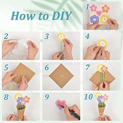 DIY Bouquet Craft Kits&nbsp;DIY-WH0740-23