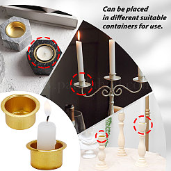 Aluminum Candle Cup&nbsp;LS-AJEW-WH0299-98G