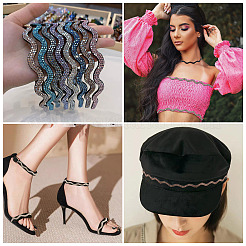 4 Colors Rhinestone Ribbon&nbsp;OCOR-TA0003-08