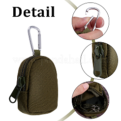 Nylon Zipper Wallets with Alloy Clasps&nbsp;AJEW-WH0567-68