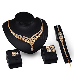 Alloy Rhinestone Jewelry Sets&nbsp;FS-WGB897F-01