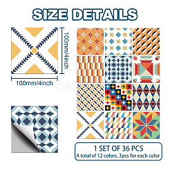 Waterproof PVC Tile Stickers&nbsp;DIY-WH0454-036