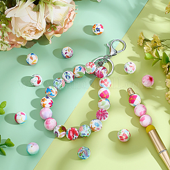 60Pcs 10 Styles Silicone Beads&nbsp;FIND-PH0028-09