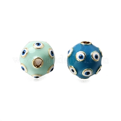 Brass Enamel Beads&nbsp;KK-CBA0E55-01A-G