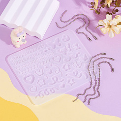 Heart Star DIY Silicone Pendant Molds&nbsp;DIY-TA0010-95