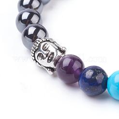 Gemstone Stretch Bracelets&nbsp;BJEW-P179-03