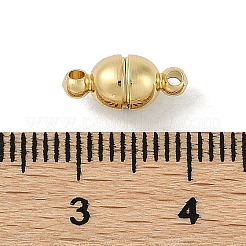 Rack Plating Brass Magnetic Clasps&nbsp;KK-Z070-19G-01