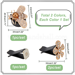2 Sets 2 Colors Bees & Flower Car Vent Clip Set&nbsp;FIND-GA0005-76